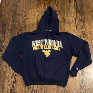 Champion Navy West Virginia Hoodie